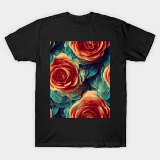 Beautiful Rose Floral pattern #42 T-Shirt